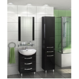 Шкаф-колонна АКВАТОН Ария Н черная