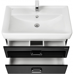 Тумба АКВАТОН Америна 60 под умывальник Тигода 60, черная