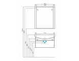 Тумба АКВАТОН Ария 80 белая под умывальник Смайл 80
