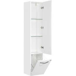 Шкаф-колонна подвесная АКВАТОН Ария М белый