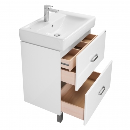 Тумба АКВАТОН Америна 70Н под умывальник Тигода 70, белая