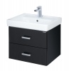 Тумба АКВАТОН Америна 70 под умывальник Тигода 70, черная