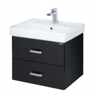 Тумба АКВАТОН Америна 70 под умывальник Тигода 70, черная