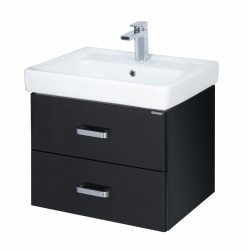 Тумба АКВАТОН Америна 70 под умывальник Тигода 70, черная