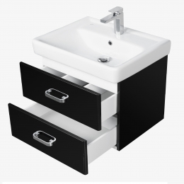 Тумба АКВАТОН Америна 70 под умывальник Тигода 70, черная