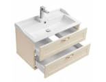 Тумба АКВАТОН Леон 80 дуб бежевый, под раковину Фабиа 80
