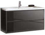 Тумба АКВАТОН Римини 100 чёрный, под раковину Премьер М 100