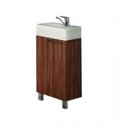 Тумба АКВАТОН Эклипс Н эбони тёмный, под раковину Эрис 46