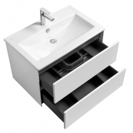 Тумба Акватон Сохо 60 Белый глянец под раковину Элина 60
