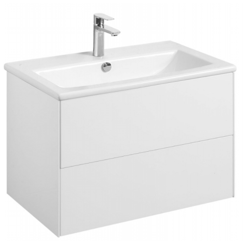 Тумба Акватон Сохо 60 Белый глянец под раковину Элина 60 купить в интернет магазине Санрай73