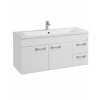 Комплект тумба АКВАТОН Диор 120 Белая с раковиной Премьер М 120