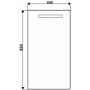 Зеркало Aquaton Йорк 60 со светильником 1A173702YO010
