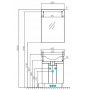 Зеркало Aquaton Фиджи 60 1A179502FG010