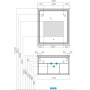 Зеркало Aquaton Уэльс 80 1A214002WA010