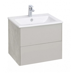 Тумба Акватон Сохо 60 Слэйт/Галька под с раковиной Элина 60