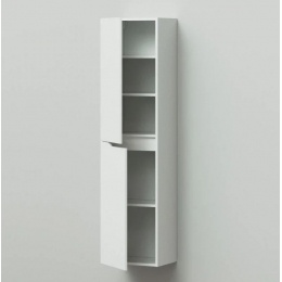 Пенал подвесной Итана Александра 40 400х316х1600 левый белый глянец