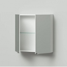 Зеркальный шкаф Итана City 60 600х150х600 белый глянец, пленка ПВХ
