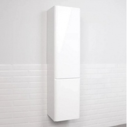 Пенал подвесной Итана Roberto 40 400х350х1550 правый белый глянец, пленка ПВХ