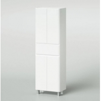 Пенал напольный Итана Roberto 60 600x350x1900 белый глянец, эмаль