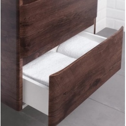 Тумба с раковиной подвесная Итана Roberto 60 597х454х606 акация темная