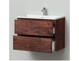 Тумба с раковиной подвесная Итана Roberto 80 795х456х606 акация темная