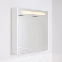 Зеркальный шкаф Итана Roberto 80 800x170x790 белый глянец, пленка ПВХ