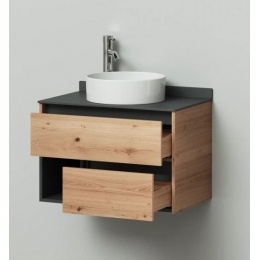 Тумба с раковиной Итана Amelia 75 748х465х502 дуб эвок прибрежный