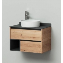 Тумба с раковиной Итана Amelia 75 748х465х502 дуб эвок прибрежный