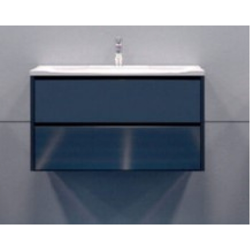 Тумба SANRAY М1-Карат (65) (подв) (2ящ) (черная) под раковину М1 купить в интернет магазине Санрай73