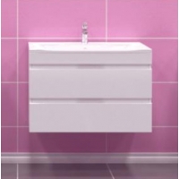 Тумба SANRAY Фостер-Потай 70, 2 ящика, подвесная, под раковину Фостер 70