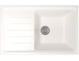 Мойка для кухни Mixline ML-GM19 с крылом, белая (331) , 750*500*200мм NEW