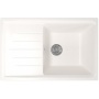 Мойка для кухни Mixline ML-GM19 с крылом, белая (331) , 750*500*200мм NEW