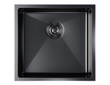 Мойка для кухни MIXLINE PRO 45х42х20см (3,0) подстольный монтаж, 1чаша, выпуск 3 1/2, сифон, графит