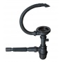Мойка для кухни MIXLINE PRO 45х42х20см (3,0) подстольный монтаж, 1чаша, выпуск 3 1/2, сифон, графит