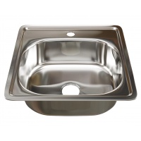 Мойка для кухни MIXLINE 480х480 мм, накладная, толщина 0,6 мм