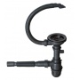 Мойка для кухни MIXLINE PRO 45х45х20см (3,0) подстольный монтаж, выпуск 3 1/2 сифон, черный графит