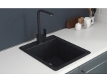Мойка для кухни Mixline ML-GMS18 (308), 415*490*190мм прямоугольная, черная