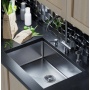 Мойка для кухни MIXLINE PRO 65х44х22 (3,0) подстольный монтаж,  выпуск 3 1/2, сифон, сатин