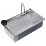 Мойка для кухни многофункциональная Mixline Pro 75х46х22 (3,0) сатин
