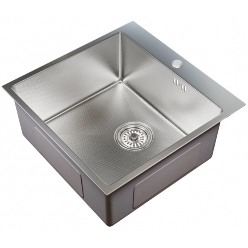 Мойка для кухни MIXLINE PRO 50х50х20 (3,0) настольный монтаж,  выпуск 3 1/2, сифон, сатин НАНО купить в интернет магазине Санрай73