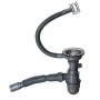 Мойка для кухни MIXLINE PRO 60х45х22 (3,0) настольный монтаж,  выпуск 3 1/2, сифон, сатин НАНО