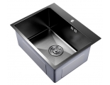 Мойка для кухни MIXLINE PRO 53х43х20см (3,0) настольный монтаж, черный графит НАНО