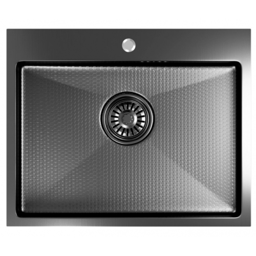 Мойка для кухни MIXLINE PRO 53х43х20см (3,0) настольный монтаж, черный графит НАНО купить в интернет магазине Санрай73