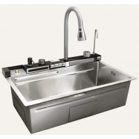 Мойка для кухни многофункциональная Mixline Pro V2.0 75х46х22 (3,0) сатин