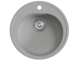 Мойка для кухни Mixline ML-GM11 (310) 500 мм, врезная круглая, серая