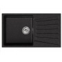 Мойка для кухни Mixline ML-GM20 (308), 830*480*190мм прямоугольная с крылом, черная