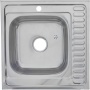 Мойка для кухни MELANA 6060 L 0,8/180 накладная левая