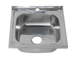 Мойка для кухни MELANA 5050 0,8/180 накладная квадратная с сифоном