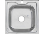 Мойка для кухни MELANA 5050 0,8/180 накладная квадратная с сифоном