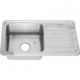 Мойка для кухни MELANA 7643 U 1,2/200 врезная прямоугольная универсальная с сифоном